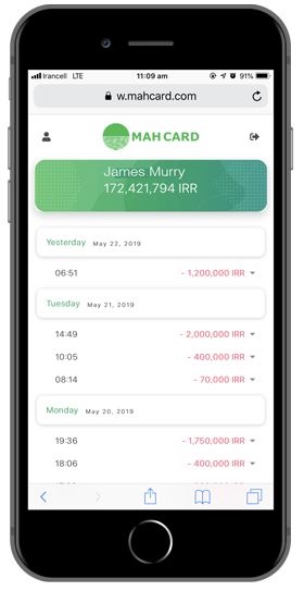 MahCard Wallet App